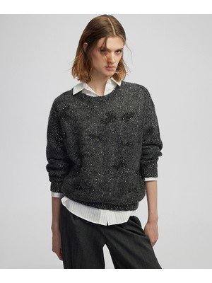 İpekyol Payet Işlemeli Yün Içerikli Triko IW6250050571036