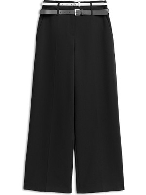 Twist Çift Kemerli Wıde Leg Pantolon TW6250003351001