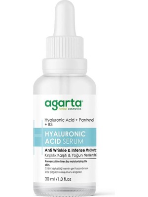 Storemax Agarta Yoğun Nemlendirici ve Yenileyici Hyaluronic Asit Serum 30 ml