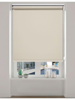 Perdego Lotus Serisi Koyu Krem Rengi A Kalite Mat Stor Perde