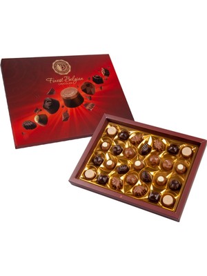 Bolçi Fineness 330 g Hediye Çikolata Kutu Bademli Karamelli Frambuazlı Özel Seçim