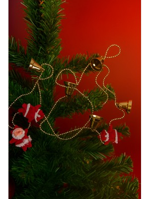 Leva House Yılbaşı Ağaç Süsü Noel Baba Zincir Süs Leva 200621
