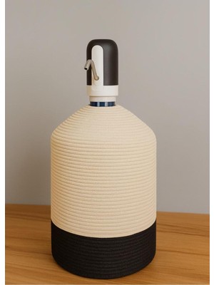 Flz Life Jüt Hasır Görünümlü Damacana Kılıfı, Şık ve Doğal Su Sebili Örtüsü.