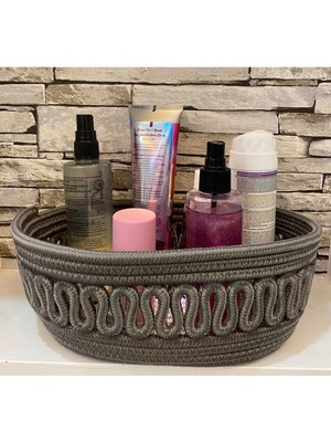 Flz Life Doğal,Jüt,Hasır, Desenli,Sepet,Dolap İçi,çocuk Odası,Düzenleyici,Ekmek Sepeti