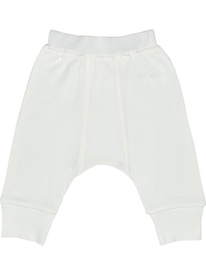 Organickid Serene Bebek Beyaz Harem Pantolon