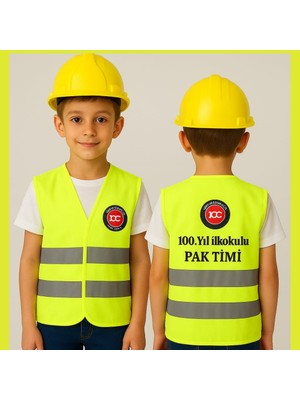Çocuk Güvenlik ( Ikaz ) Reflektörlü Yelek