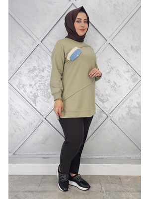 Pys Giyim Kadın Cep Görünümlü Tesettür Tunik