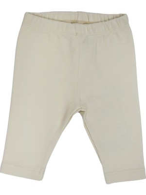 Organickid Basic Kız Bebek Bej Tayt