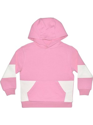 Organickid Gamer Çocuk Pembe Kapüşonlu Sweatshirt