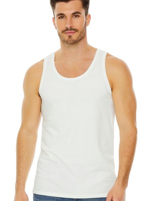 Organickid  Basic Erkek Beyaz Atlet Seti 2'li