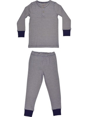 Organickid Cranberry Erkek Çocuk Lacivert Pijama Takımı