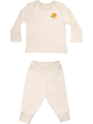 Organickid Naturel Bebek Pijama Takımı