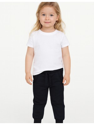 Organickid Basic Çocuk Siyah Eşofman Altı