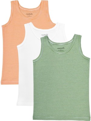 Organickid Jungle Cotton Erkek Çocuk Atlet Seti 3'lü