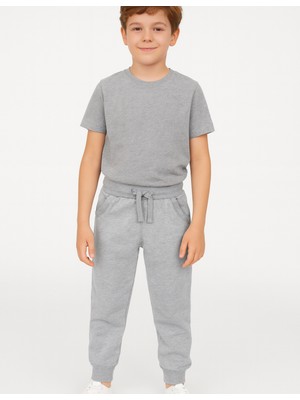 Organickid Basic Çocuk Gri Eşofman Altı