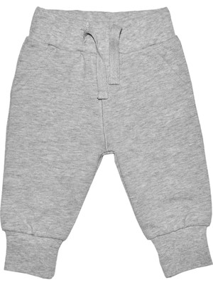 Organickid Basic Bebek Gri Eşofman Altı