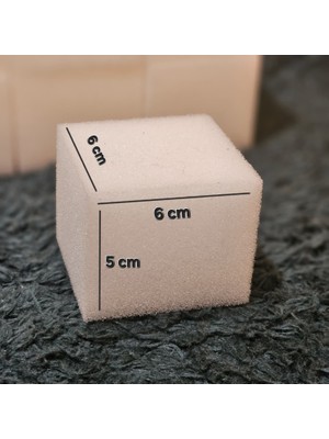 Tekir Store Saat Süngeri Bileklik Süngeri Saat Yastığı 9 Adet Beyaz Renk