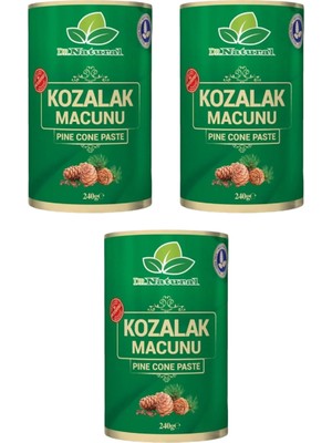 Dr. Natural 3 Adet Kozalak Macunu Çam Kozalağı Macun 240 Gr.