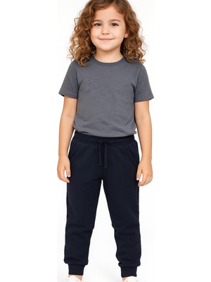 Organickid Basic Çocuk Lacivert Eşofman Altı