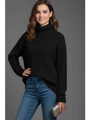 Modelist Geniş Boğazlı Trend Basıc Kazak