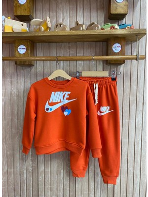 Ays Bebe %100 Pamuk 3 Iplik Şardonsuz Kız Çocuk Eşofman Takımı