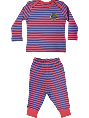 Organickid Mix Kız Bebek Gül Kurusu Pijama Takımı