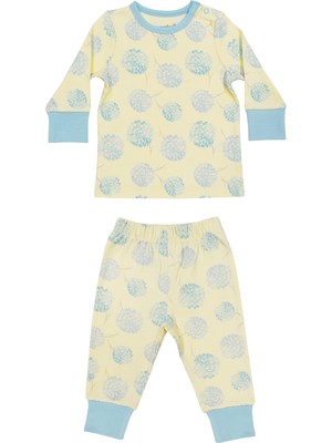 Organickid Mix Bebek Mavi Pijama Takımı
