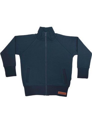 Organickid Basic Çocuk Lacivert Sweatshirt