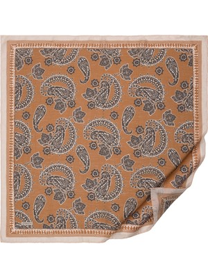 İpekevi Mezopotamya Model 04 Desenli Tensel Eşarp