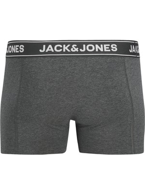 Jack & Jones Büyük Beden 3'lü Boxer Paketi - Black