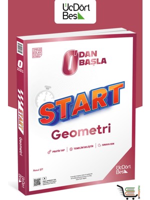 ÜçDörtBeş Sıfırdan Başla Start Geometri  ÜçDörtBeş Yayınları