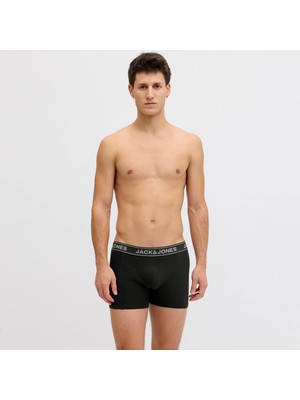 Jack & Jones Erkek 3'lü Boxer Paketi - Black