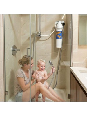 Omnipure Elf Xl Reçine + Karbon Filtre - Banyo Karbon Duş Filtresi - Musluğa Kolay Montaj