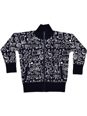 Organickid School Erkek Çocuk Siyah Sweatshirt