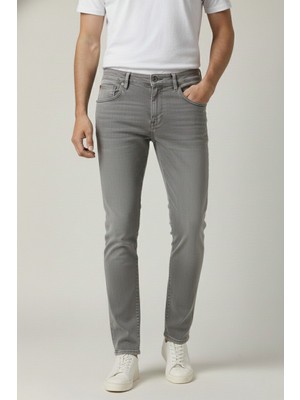 Wkm Erkek Likralı Slim Fit Denim Kot Pantolon