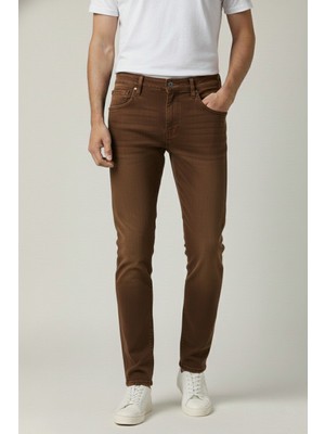 Wkm Erkek Likralı Slim Fit Denim Kot Pantolon