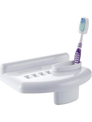 Sinems World® Banyo Diş Macunu Diş Fırçası Tutacağı Bardağı Fırçalık Stand