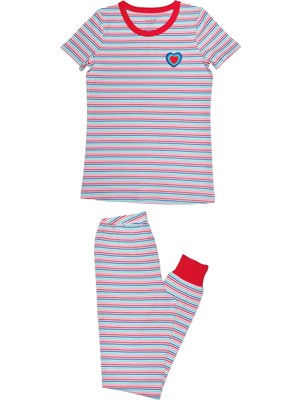 Organickid Party Kadın Kısa Kol Pijama Takımı