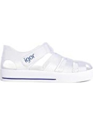 Igor S10171 038 Blanco Erkek Çocuk Sandalet PVC Malzemeden Kauçuk Tabanlı Esnek ve Suya Dayanıklı