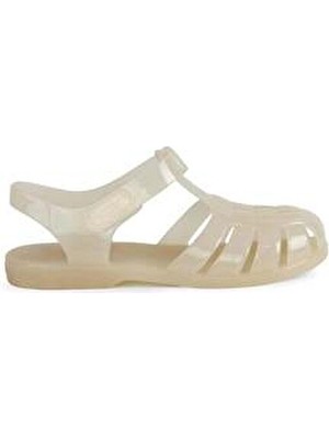 Igor Clasica V Cristal Kız Çocuk Sandalet PVC Malzeme ile Cırtlı Özellikli Crema