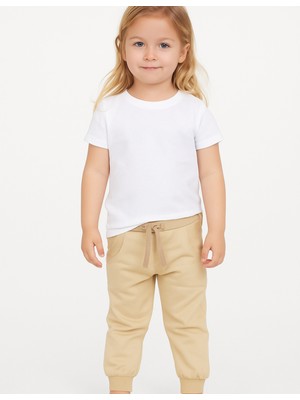 Organickid Basic Çocuk Bej Eşofman Altı
