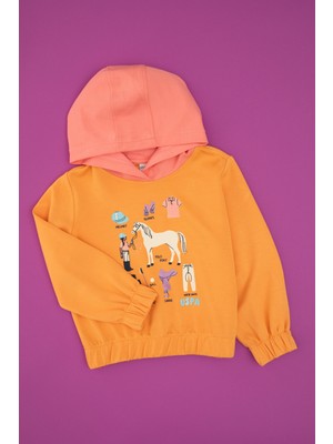 U.S. Polo Assn. Kız Çocuk TURUNCU Sweatshirt 50317906-VR244