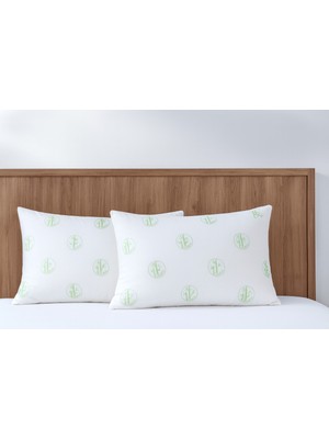 NetworkAvm Bambu Boncuk Elyaf Dolgulu Yastık 1000 Gram 50X70 (2 Adet)