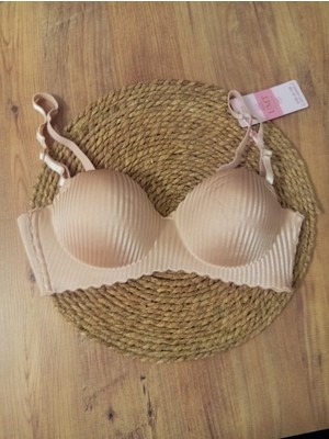 UMT Nurah Lazer Kesim Dolgulu Straplez Sütyen