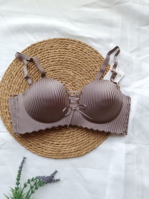 UMT Nurah Lazer Kesim Dolgulu Bağcıklı Sütyen