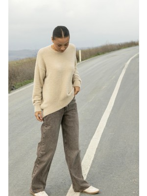 Bisiklet Yaka Triko Kazak