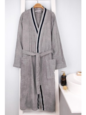 Baveno %100 Pamuk Kimono Bornoz