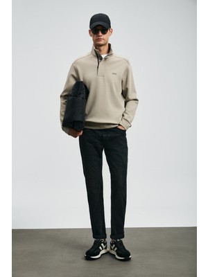 Lufian Erkek Wıllıam Spor Slim Fit Jean Pantolon 112200262 Siyah