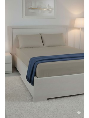 Favora %100 Pamuk Ranforce Premium King Size Lastikli Çarşaf Seti - Vizo