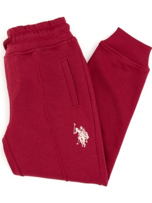 U.S. Polo Assn. Erkek Çocuk Koyu Frambuaz Şardonlu Eşofman Altı 50316517-VR104